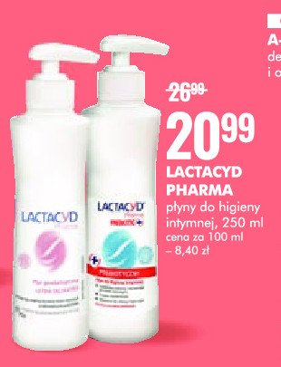 Emulsja do higieny intymnej Lactacyd ultra-delikatny promocja w POLOmarket