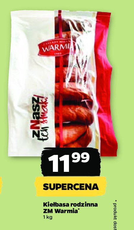 Kie艂basa rodzinna Z. M. WARMIA promocja