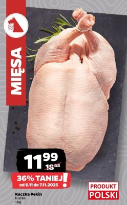 Kaczka Pekin tuszka promocja w Netto