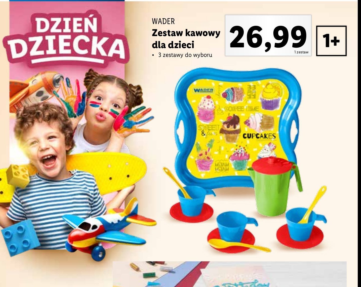 Zestaw kawowy z tacą Wader promocja