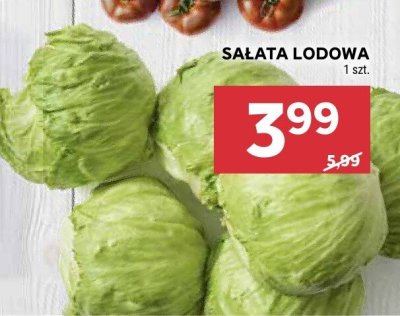 Sałata lodowa promocja w Stokrotka