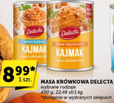Masa krówkowa Delecta promocja w Euro Sklep