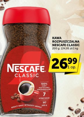 Kawa rozpuszczalna Nescafe Classic promocja w Groszek