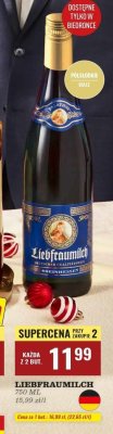 Piwo Liebfraumilch promocja w Biedronka