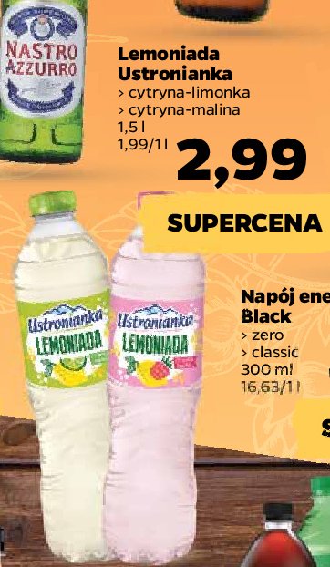 Lemoniada cytryna-malina Ustronianka promocja