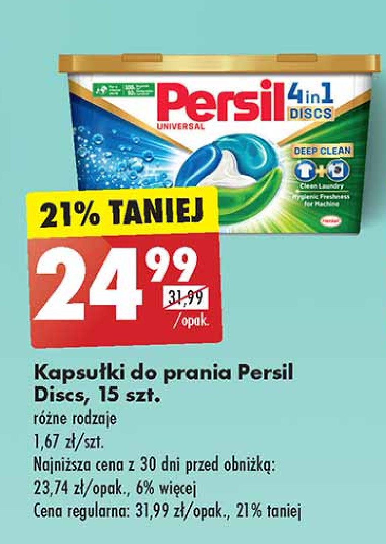 Kapsułki do prania 4in1 PERSIL UNIVERSAL promocja