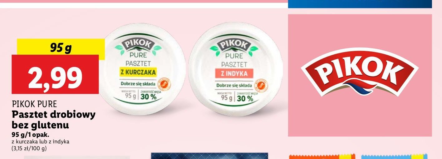 Pasztet z kurczaka Pikok pure promocja