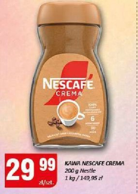 Kawa Nescafe Crema promocja w Chorten