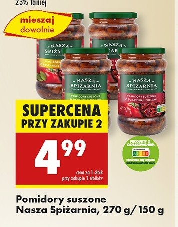 Pomidory suszone z żurawiną i ziołami Nasza spiżarnia promocja