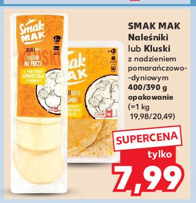 Naleśniki z nadzieniem pomarańczowo-dyniowym Smak mak promocja