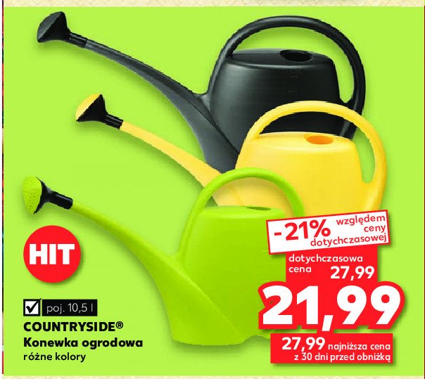 Konewka 10.5 l COUNTRYSIDE promocja