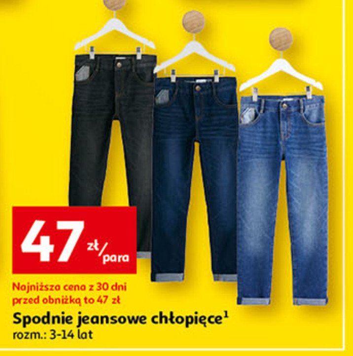 Spodnie jeans dzieci臋ce 3-14 lat promocja