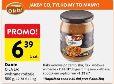 Danie O LA LA! promocja w Intermarche