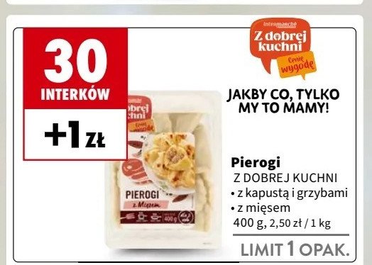 Pierogi z mięsem Z dobrej kuchni promocja