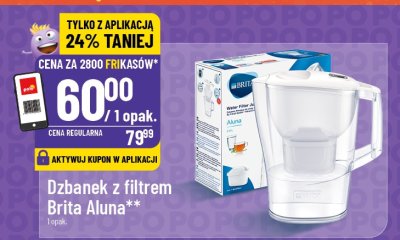 Dzbanek z filtrem Brita Aluna promocja w POLOmarket