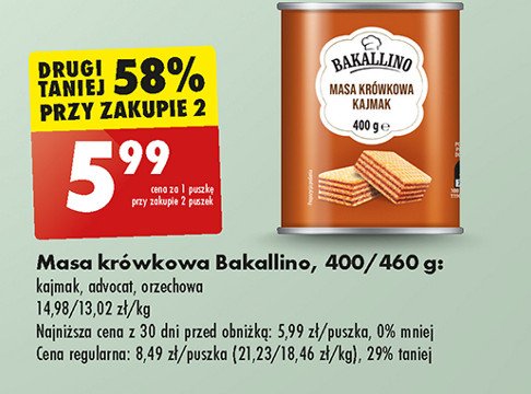 Masa krówkowa advocat Bakallino promocja