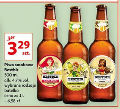 Piwo Bestbir gruszka melisa promocja
