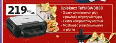 Opiekacz Tefal SW383D promocja w Auchan