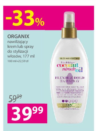 Krem do stylizacji włosów coconut miracle oil Organix promocje