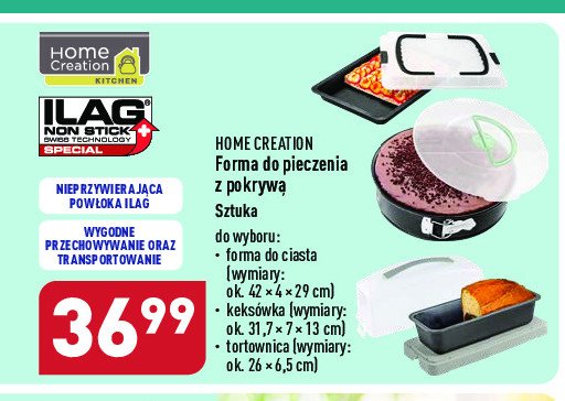 Keks贸wka 31.7 x 7 x 13 cm Home creation promocja