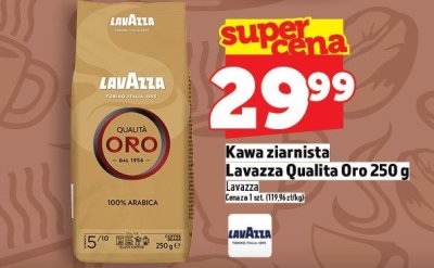 Kawa ziarnista Lavazza Qualita Oro 250 g promocja w TOPAZ
