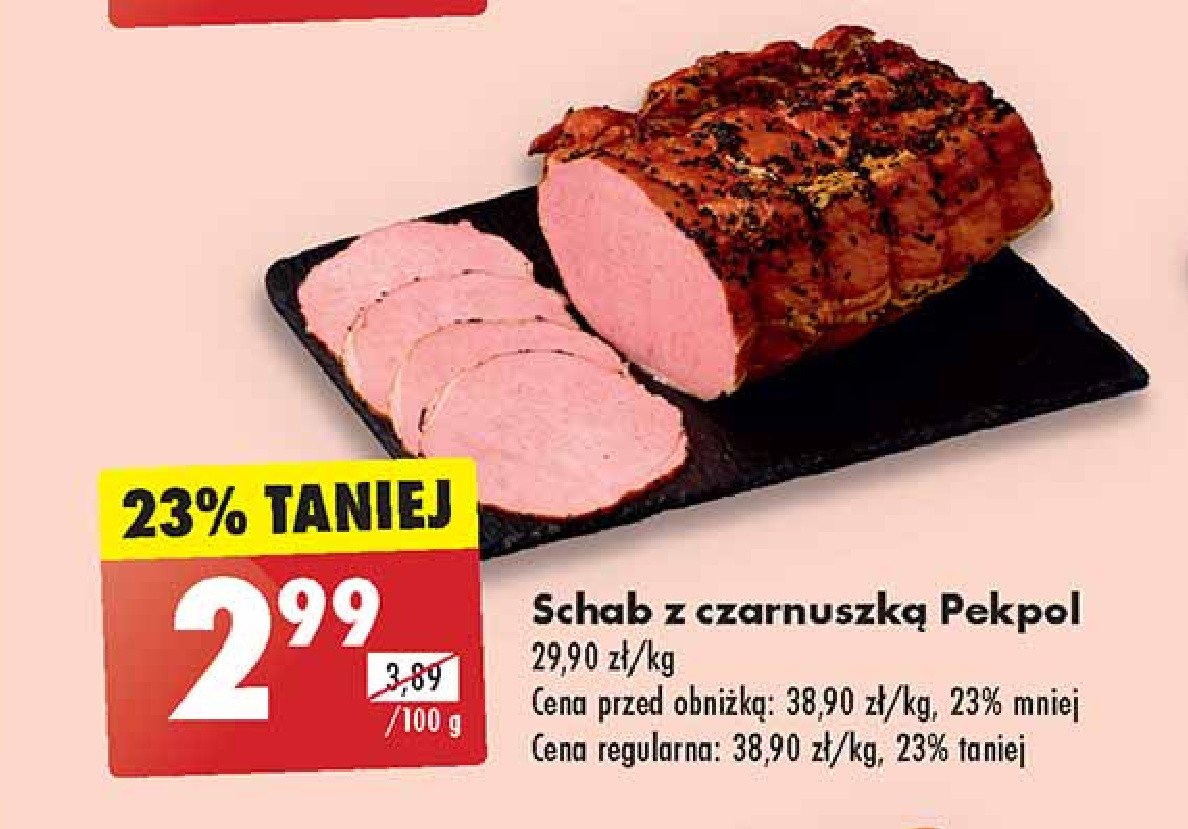 Schab z czarnuszką Pekpol promocja w Biedronka