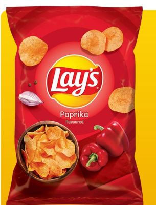 Chipsy paprykowe Lay's max karbowane promocja w Biedronka