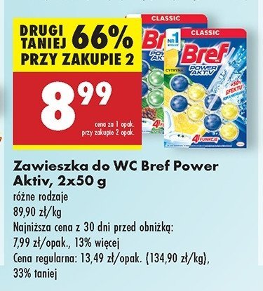 Kostka do wc 4 function pine Bref power aktiv promocja