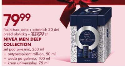 Żel Nivea Men Deep Collection promocja w Super-Pharm