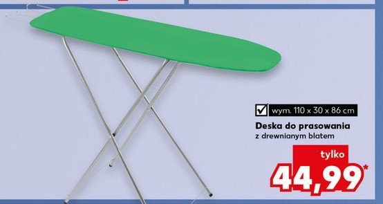 Deska do prasowania 110 x 30 x 86 cm promocja