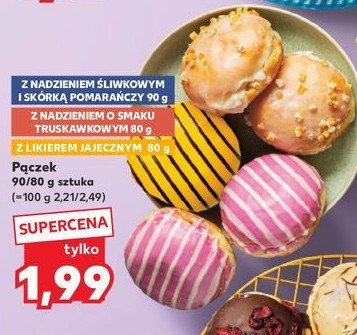 Pączek z powidłami śliwkowymi promocja w Kaufland