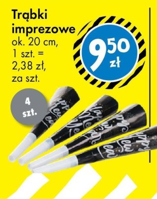 Trąbki imprezowe promocja w Tedi