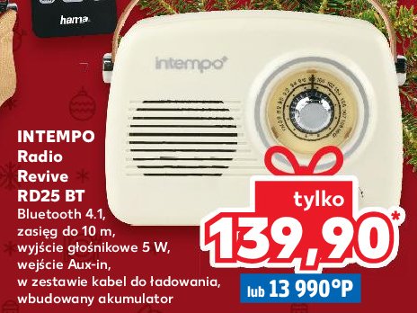 Radio revive rd25 z bluetooth Intempo promocja