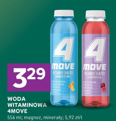 Woda witaminowa 4move magnez, minerały promocja w Stokrotka