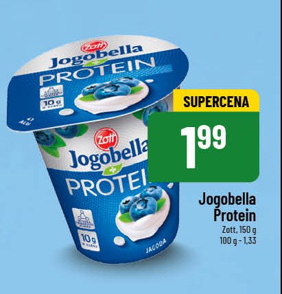 Jogurt jagoda Zott jogobella protein promocja