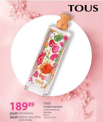 Perfumy TOUS Sorbet Garden woda toaletowa damska promocja w Hebe