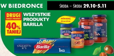 Makaron Spaghetti Barilla 1kg promocja w Biedronka