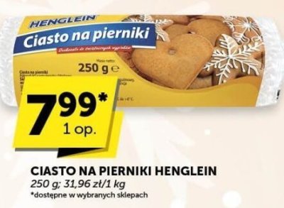 Ciasto na pierniki Henglein promocja w Euro Sklep