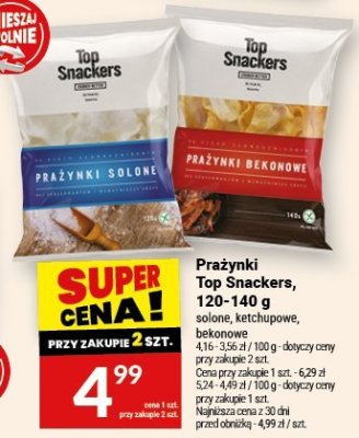 Prażynki Top Snackers promocja w Twój Market