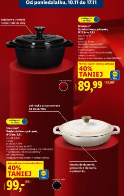 Garnek Silvercrest żeliwny z pokrywką promocja w Lidl