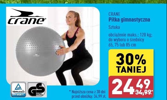 Piłka gimnastyczna 75 cm promocja