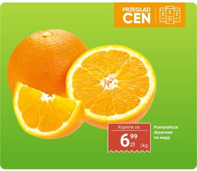 Pomara艅cze promocja w Biedronka