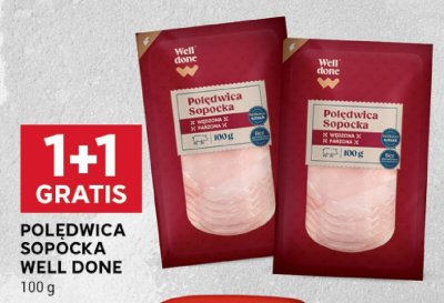Polędwica Sopocka Well Done promocja w Stokrotka