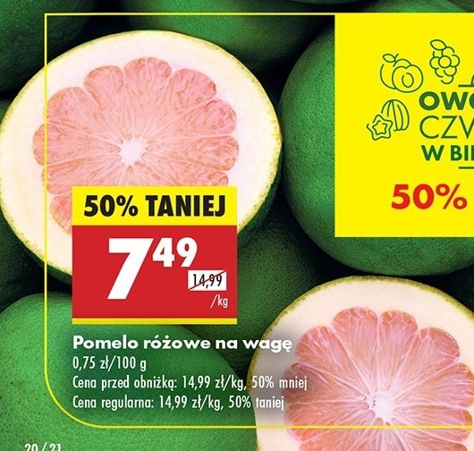 Pomelo różowe promocja