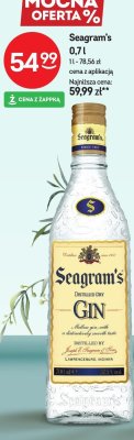 Gin Seagram's 0,7l promocja w Żabka