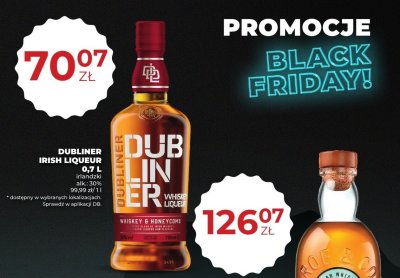 Likier Dubliner Irish Liqueur irlandzki 0,7 L promocja w Duży Ben