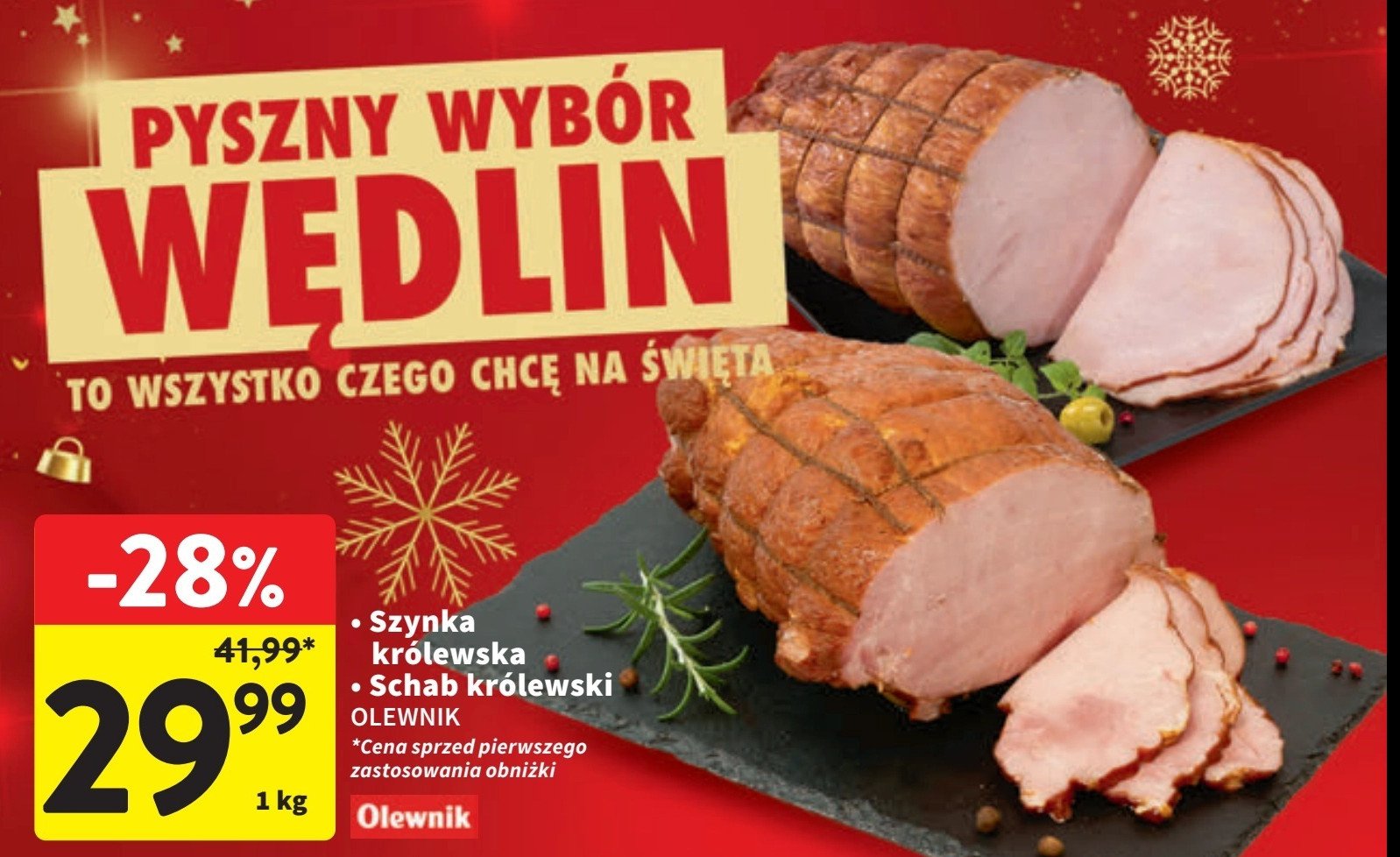 Schab królewski Olewnik promocja w Intermarche