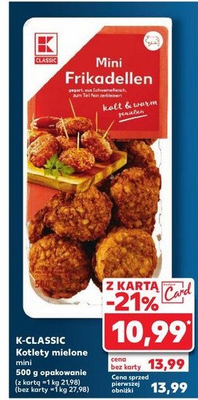 Kotlety mielone K-classic promocja