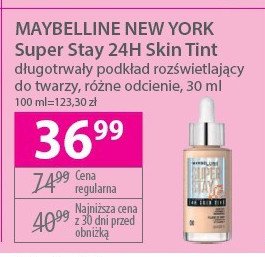 Podkład do twarzy Maybelline superstay 24h skin thin promocja