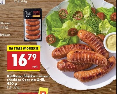 Kiełbasa śląska cheddar Czas na grill promocja